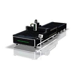 LM-1530E metal fiber laser cutting machine with exchange table